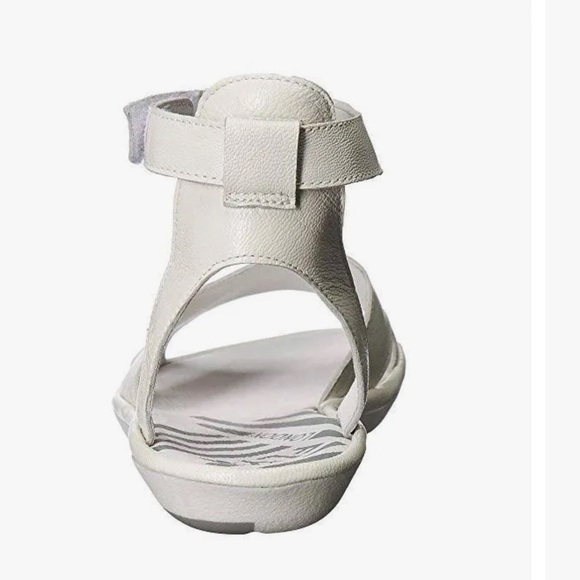 Fly London Size 38 (7.5) white leather sandals - Picture 4 of 10